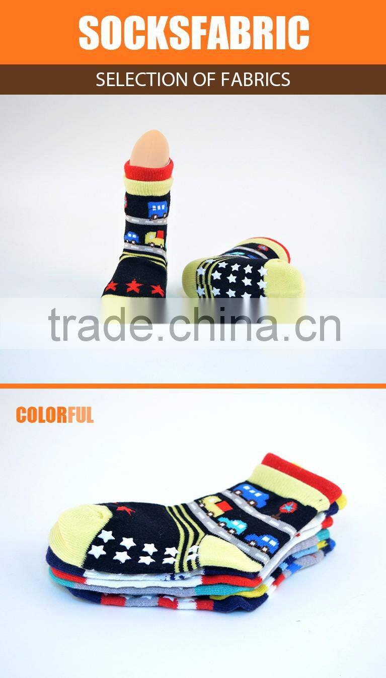 children cartoon anti-slip indoor cozy baby tube socks