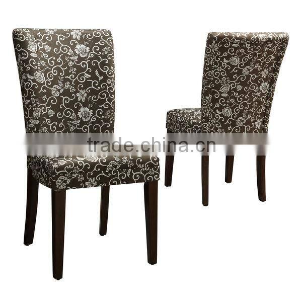 Red Fabric Wood Dining chairs HS-DC460