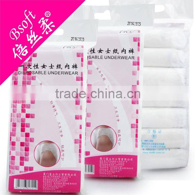 Disposable Nonwoven Sexy Ladies Underwear Women Briefs Sexy Transparent Briefs Underwear