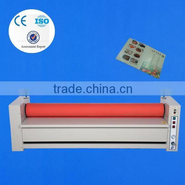 Alumunium paper laminating and photo glazing machine