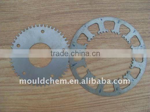 laminated stator and rotors for stepper motor