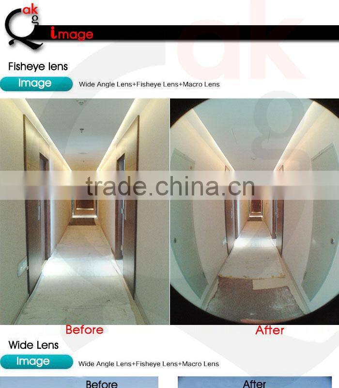 For all smartphone 3 in 1 lens camera lens for iphone4 4s 5 s samsung htc nokia
