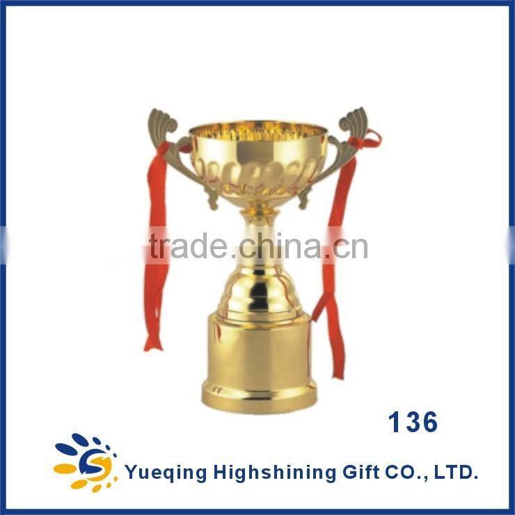 Metal gold base three sizes students matches awards 136ABC small trophies gold trophy cup