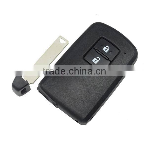 Good price Toyota 2 button remote key blank toyota key shell toyota key fob case