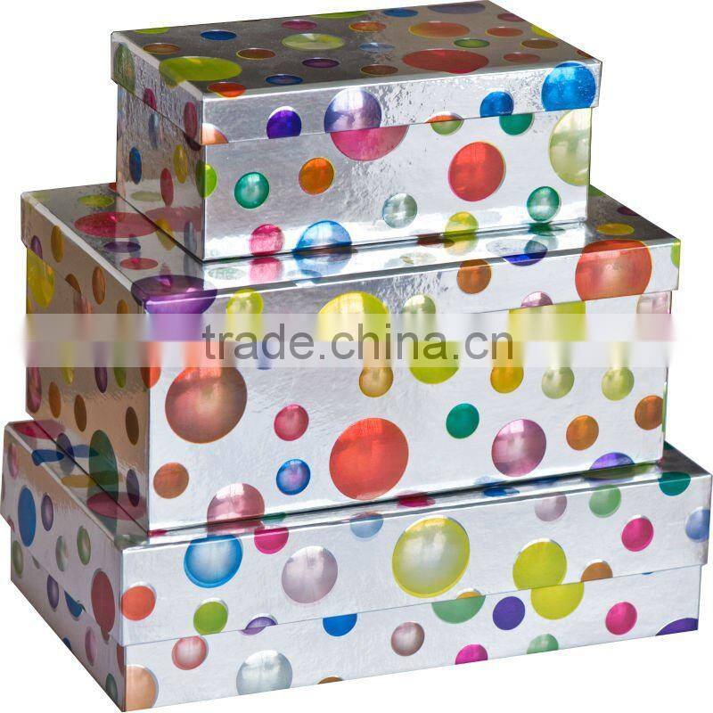 PET Holo Lens Designed Gift Box