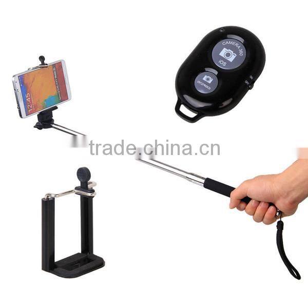 low price high quality Extendable Handheld Selfie Stick Monopod for Smartphone digital camera wireless Bluetooth Selfie Stick