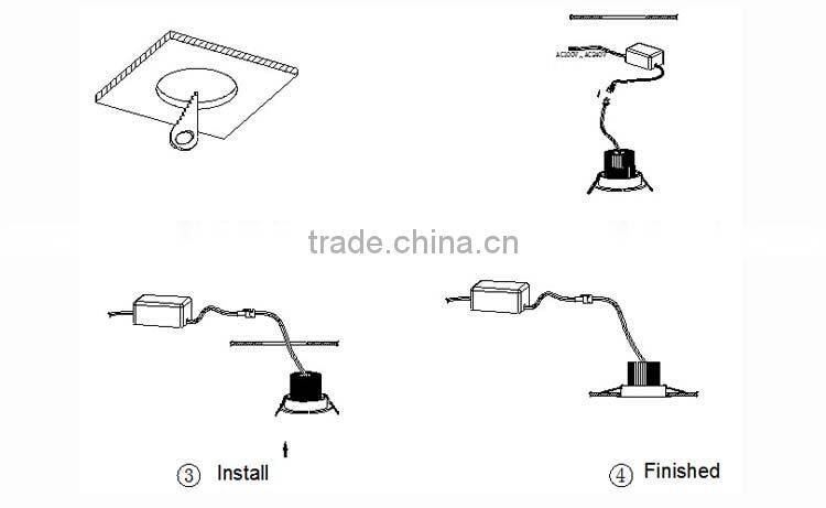 factory price led murano glass ceiling light 7w Low price good quality LED ceiling light