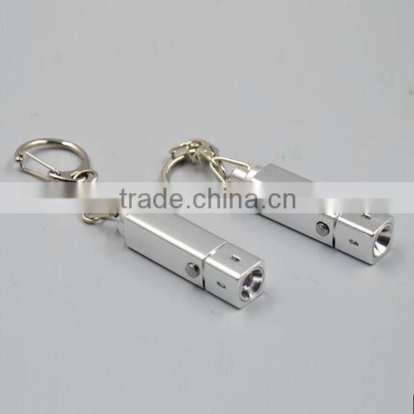 Cheapest Wholesale MINI LED Flashlight with Keyring