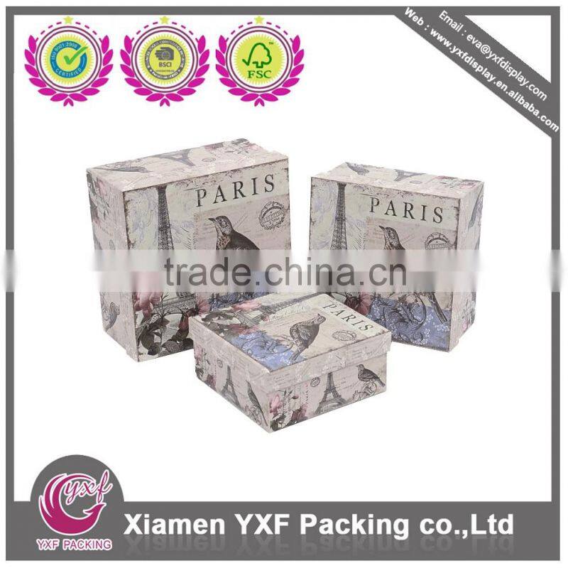 Iron tower image printing paper box