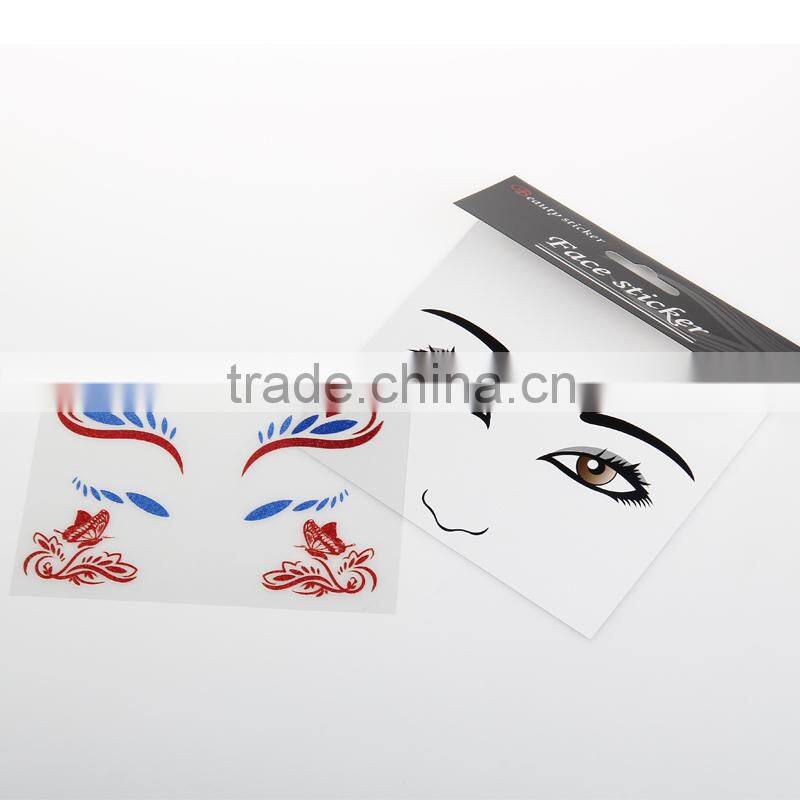 beauty personal care Temporary designer face sticker tattoo