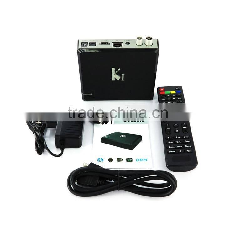 Quad core Android 4.4 samrt TV box S805 DVB-T2 set top box STB hybrid flash 8GB wifi TV box