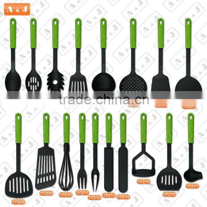 6 PCS Nylon Kitchen Tools Set with Full Green