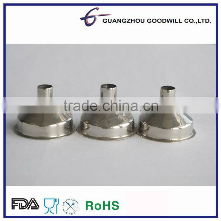 Stainless steel hip flask funel