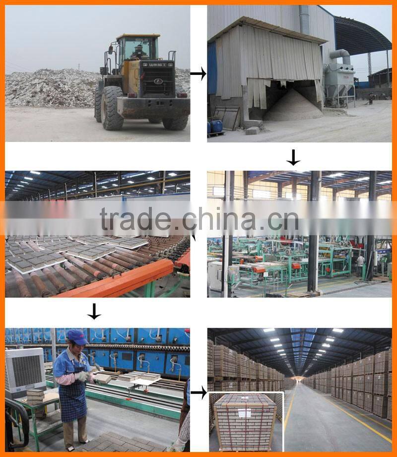 Ecological water permeable ceramic floor 30x30