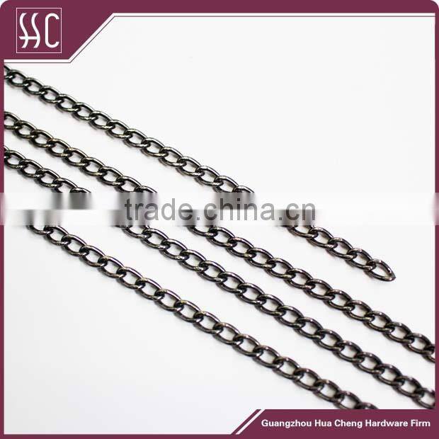 gunmetal bag chain for handbag hardware