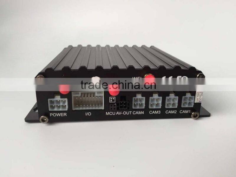 4 Channels SD card Mobile DVR / Car DVR (GPS+3G+WiFi) Mobile Digital Video Recorder