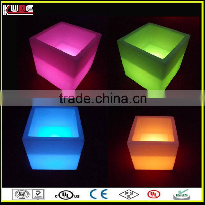 Modern design LED plastic furniture for outdoor