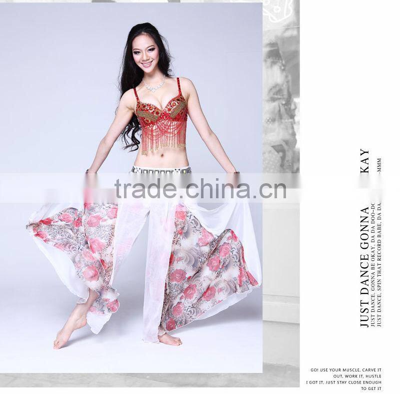 Silk Nice Expansion Beautiful Comfortable Belly Dance Skirt Pants(2131)