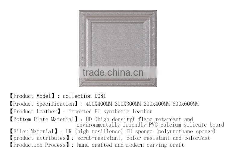 Interior Decoration Fireproof Material Plastic Wall Panel