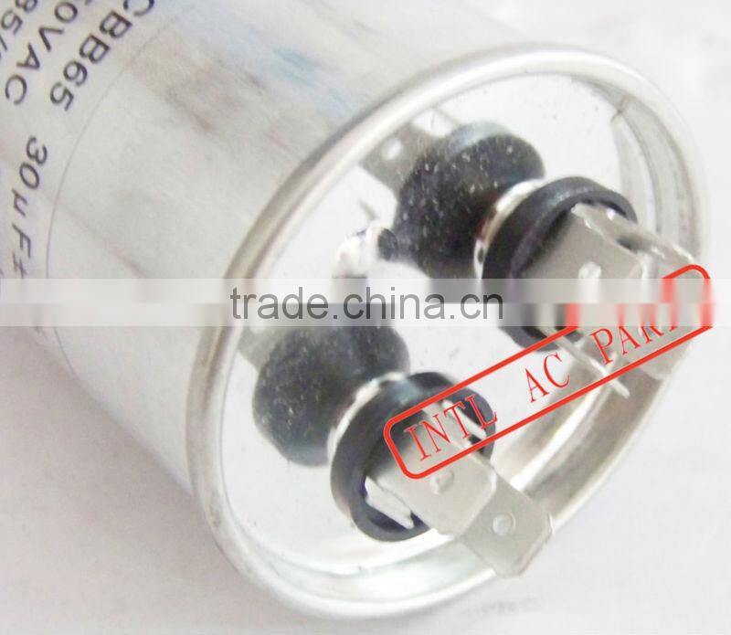 CBB65 Motor Capacitor Air conditioner Capacitor CBB65 Air Conditioner Motor Start Run Capacitor 30uF 450VAC 50/60Hz
