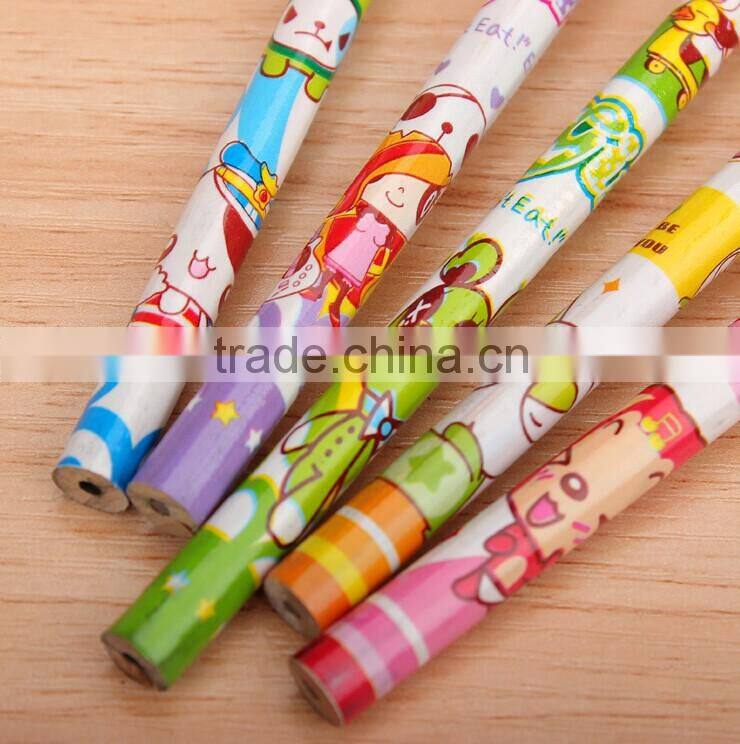 novelty colored pencil with carton eraser