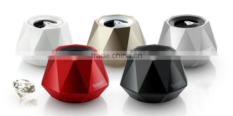 Mini crystal plastic colorful bluetooth speaker with strip