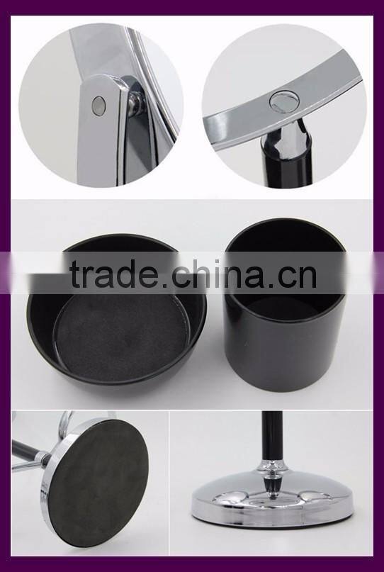 7 inch Injection Table Standing Cosmetic Makeup Mirror with holder