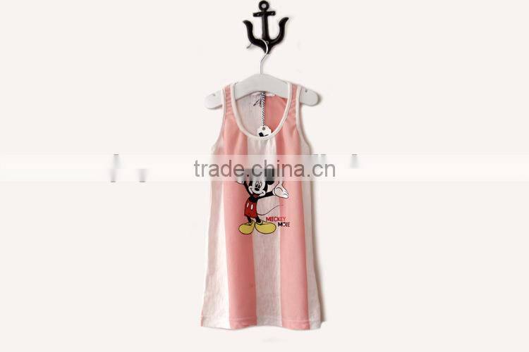 Wholesale sublimation printing tank top for children with your design