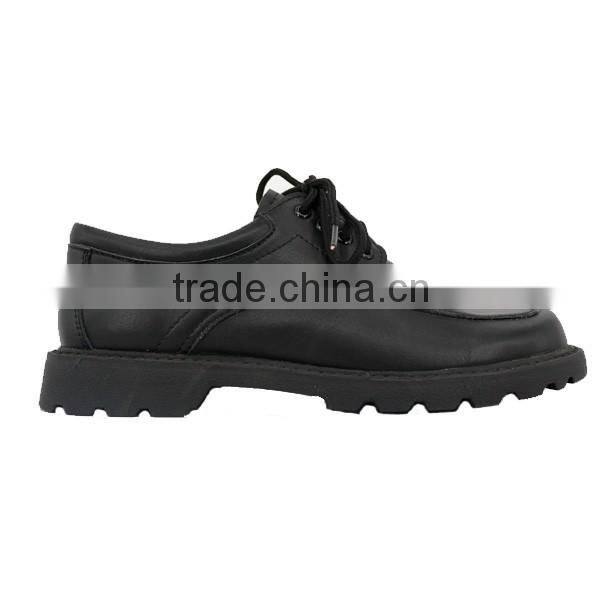 Factory Wholesale Teenager Boys Lace Up Formal Leather School Shoes