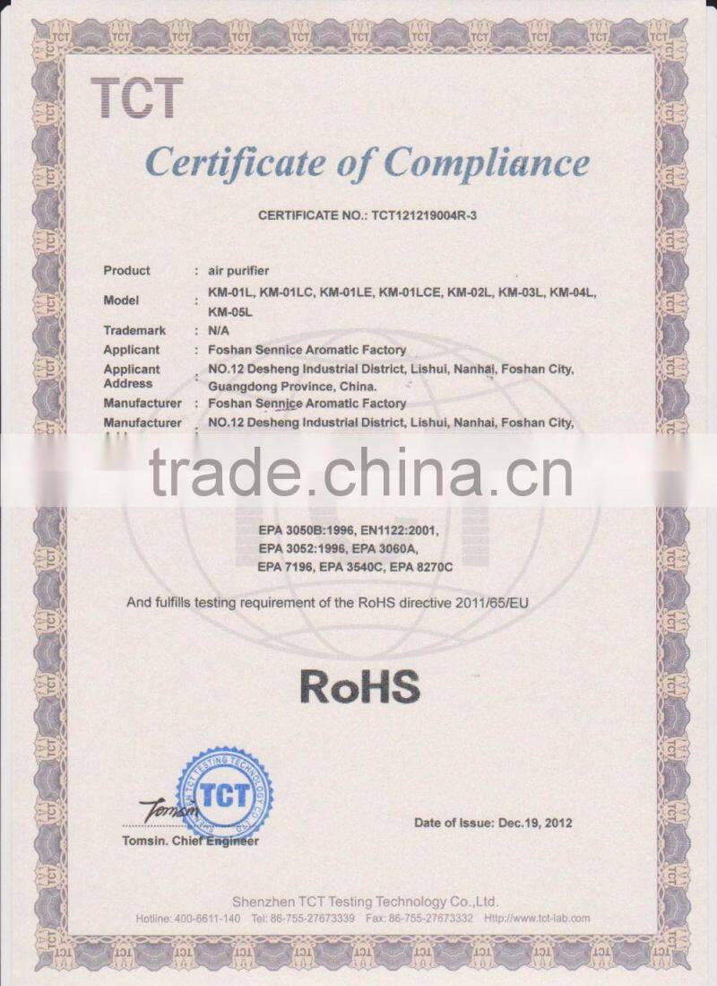 KM-03 mini water filter air purifier for car