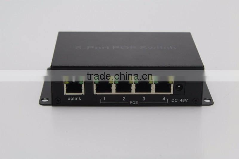 5 port VLAN POE switch with 4 poe for dahua hik CCTV security IP camera POE
