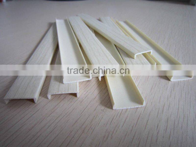 extruded plastic furniture edge protector/T mould,U mould,H mould