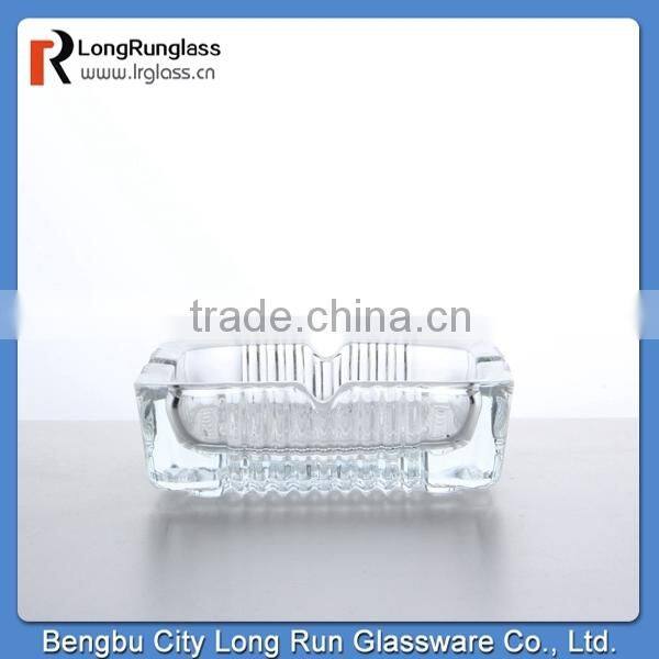 LongRun 2015 recommend 525g homeuse fashion square glass ashtray alibaba china supply