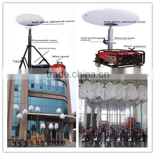 Hot Sale Mobile Light Tower, waterproof blloon light tower. diesel light tower