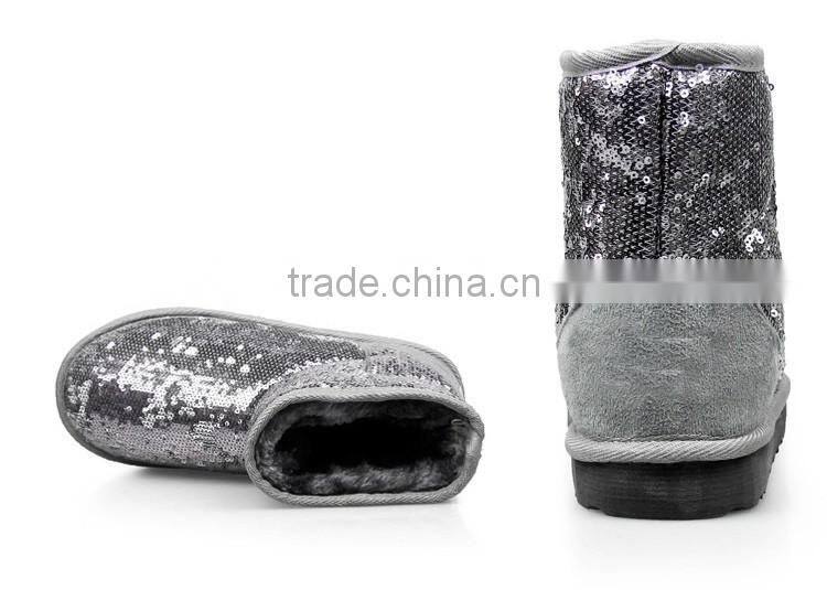 silver blk sequins glitter upper eva sole cute child girl snow winter boot shoe, boots shoes kids