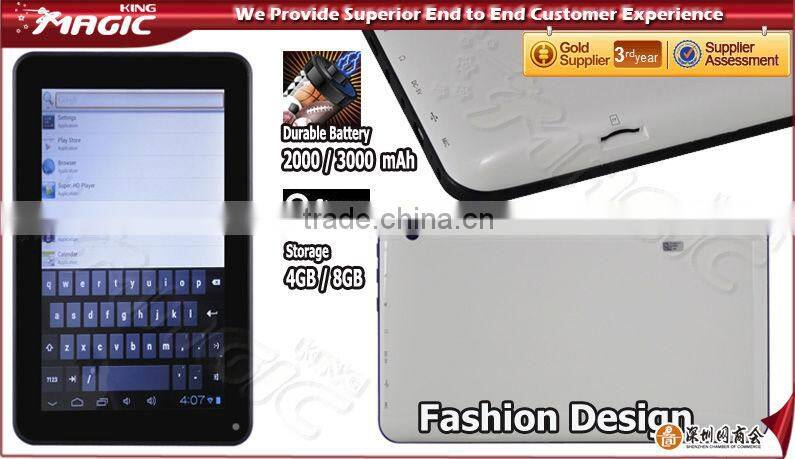 Best seller 7 inch arm cortex a13 cpu android tablet pc MID