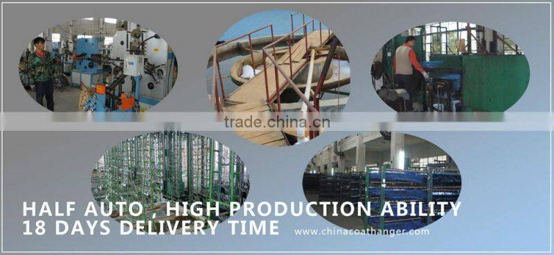 The HEAD metal coat hanger have wooden in the shoulder to keep keep your clothes in natural shape