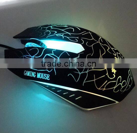 Lighting 7 Colour 6 buttons gaming mouse