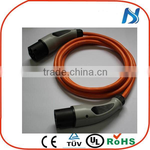 Dostar 16A Type2 EV Charging Cord Male Plug ( EVSE Side ) For Electric Vehicle Charging With UL Certificates