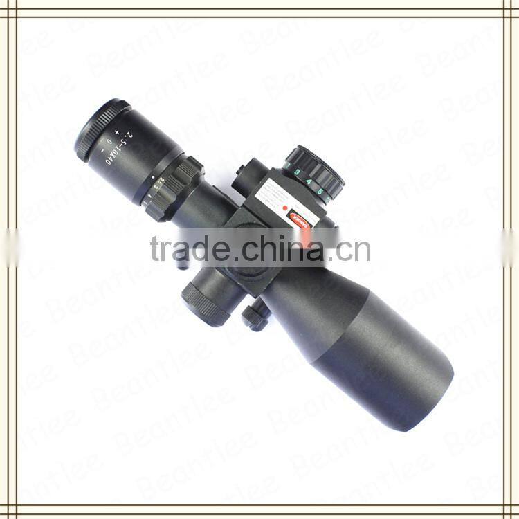 2.5-10X40 Top sale level sight glass, strobe laser sight 2'' sight glass laser sight for 1911