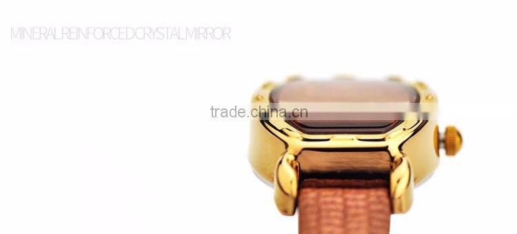 2016 Fashion vintage women watch Genuine leather waterproof women watch lady
