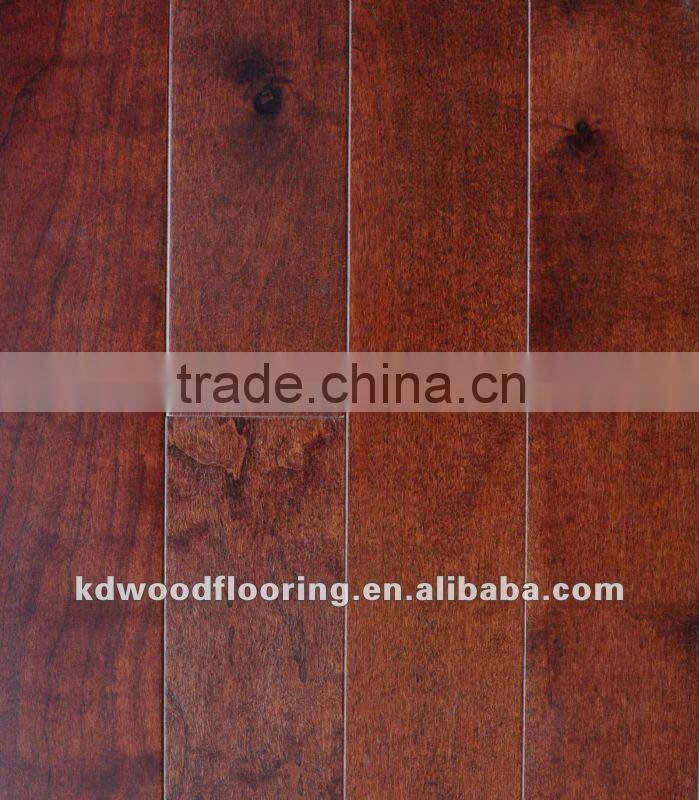 Pre finished Maple natural wood parquet