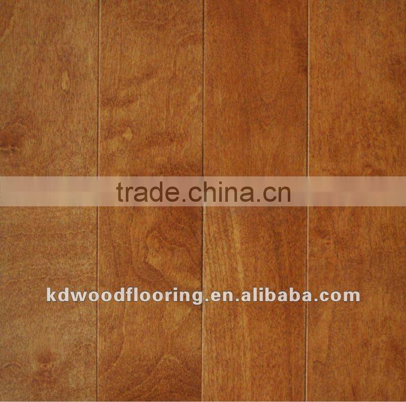 Pre finished Maple natural wood parquet