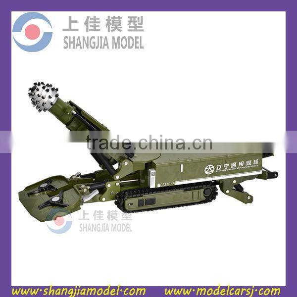 1:26 diecast Mining machinery model, diecast mould manufacturer,mining model toy