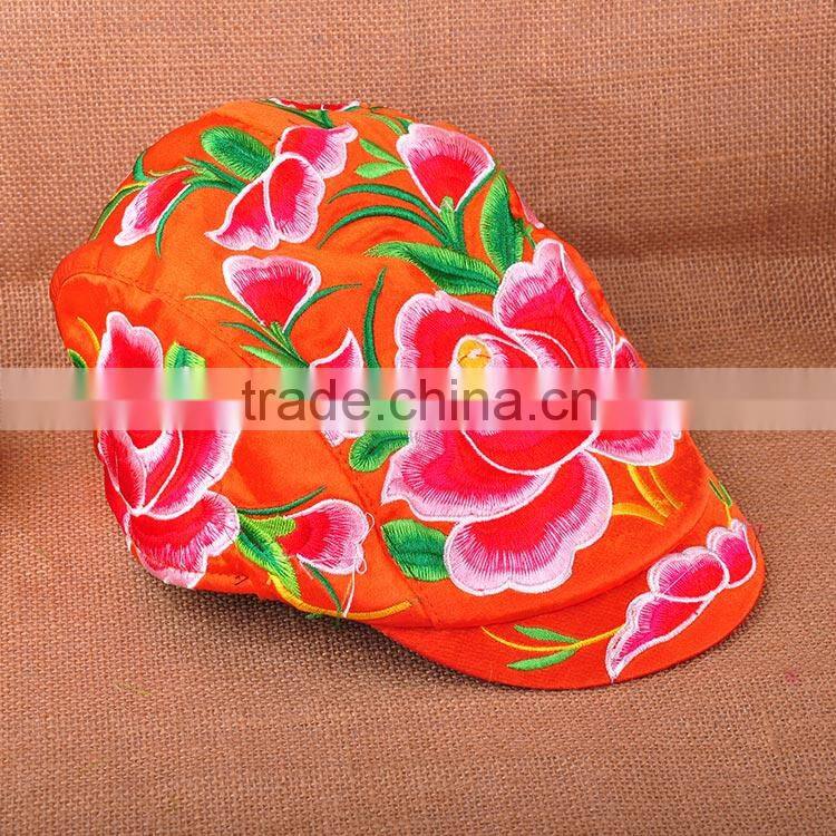 Chinese style Lady/Women hat embroidery hat