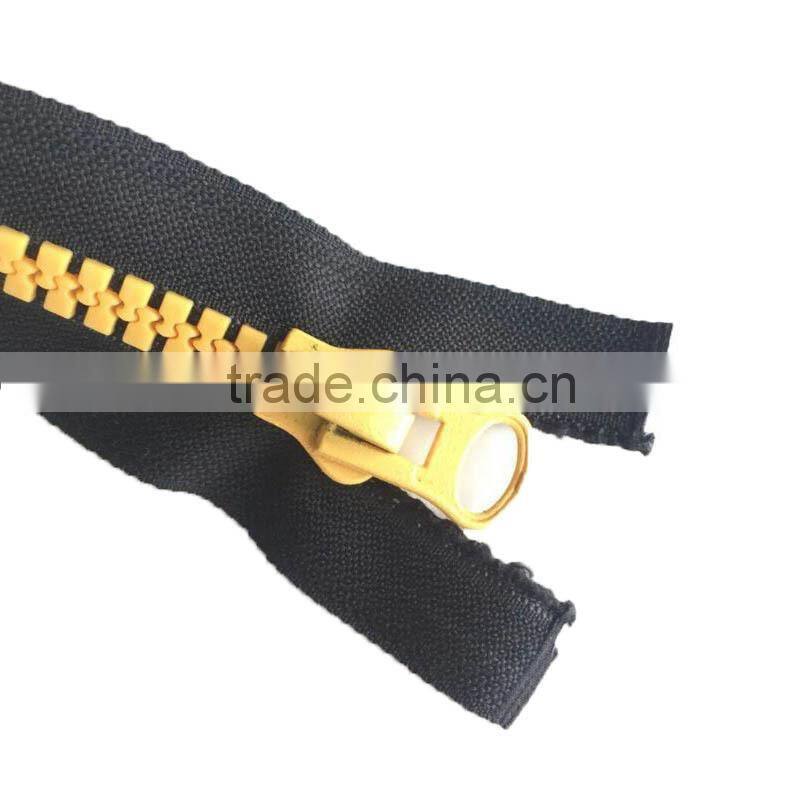 #5 Open end plastic zippers for bags