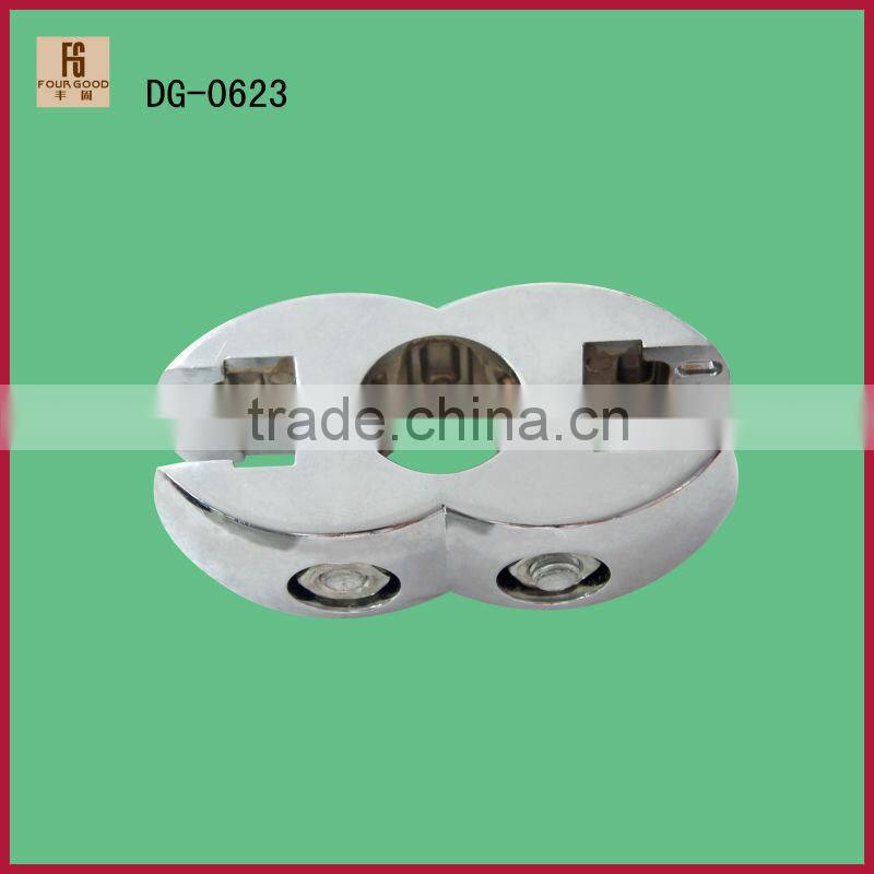 25mm chrome Round Steel Tube Connectors /tube connector hinge