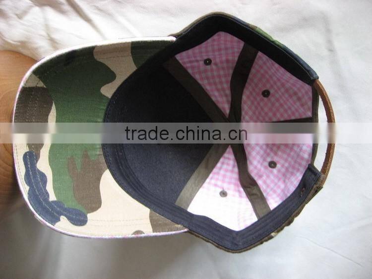 Stylish custom blue camo baseball cap