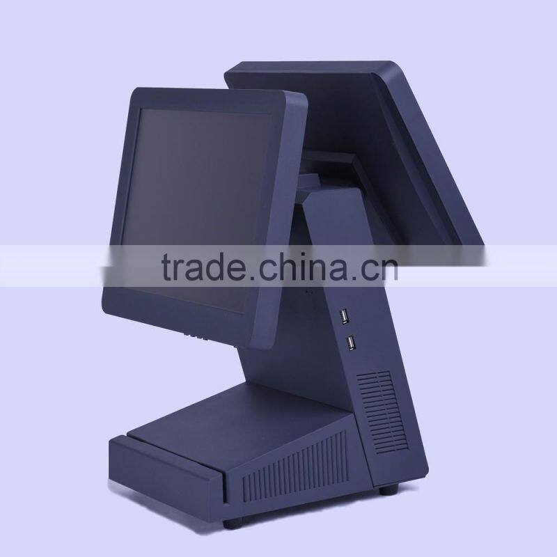 12.1 inch Dual Screen All in One Touch POS System for Suppermarket
