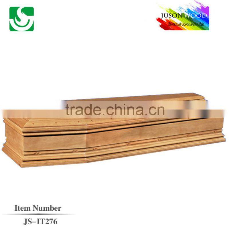 Italian model fuberal lowering device cheap coffins with zinc cross